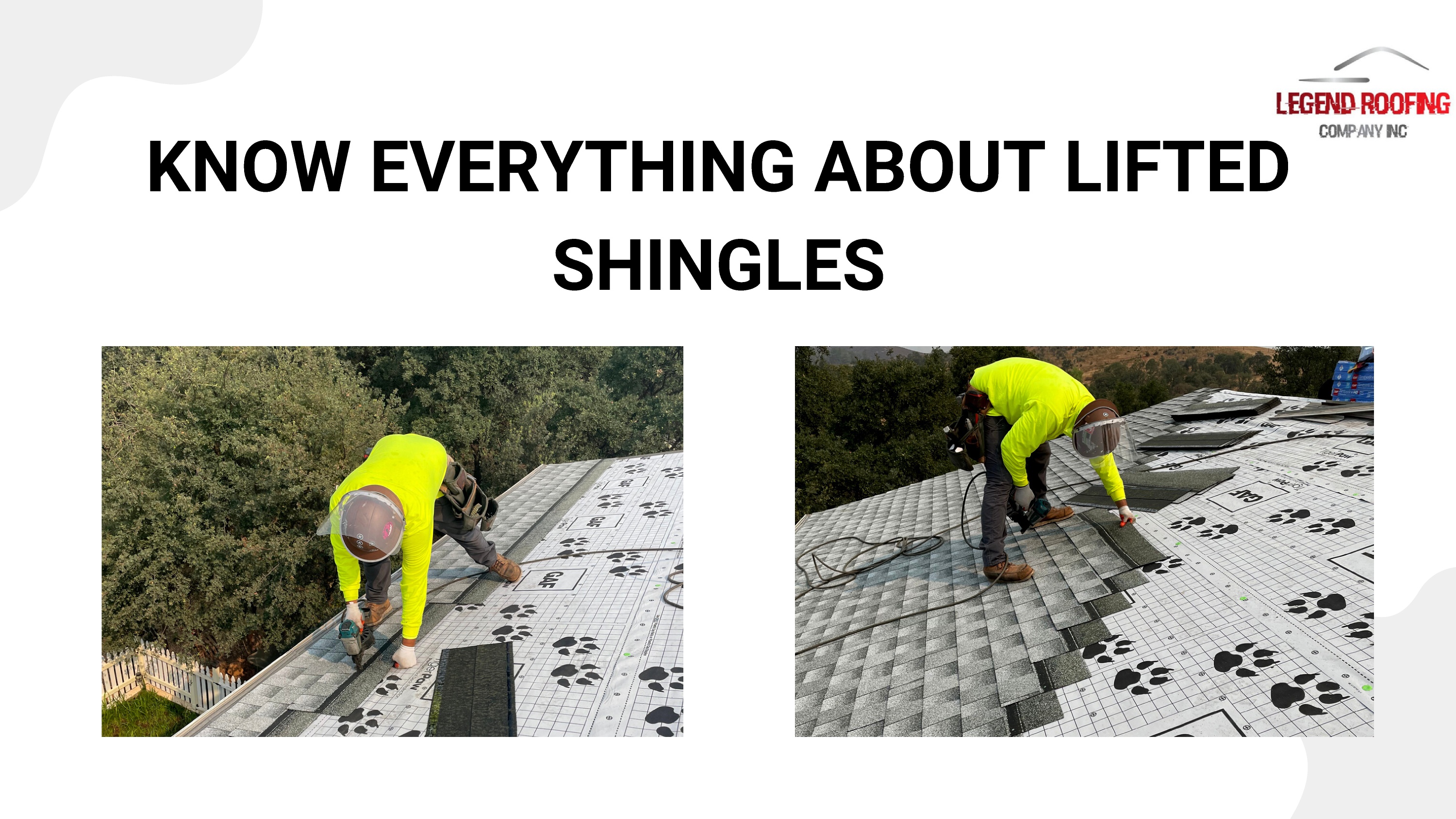 What causes lifted shingles and should you fix them 3 11 
