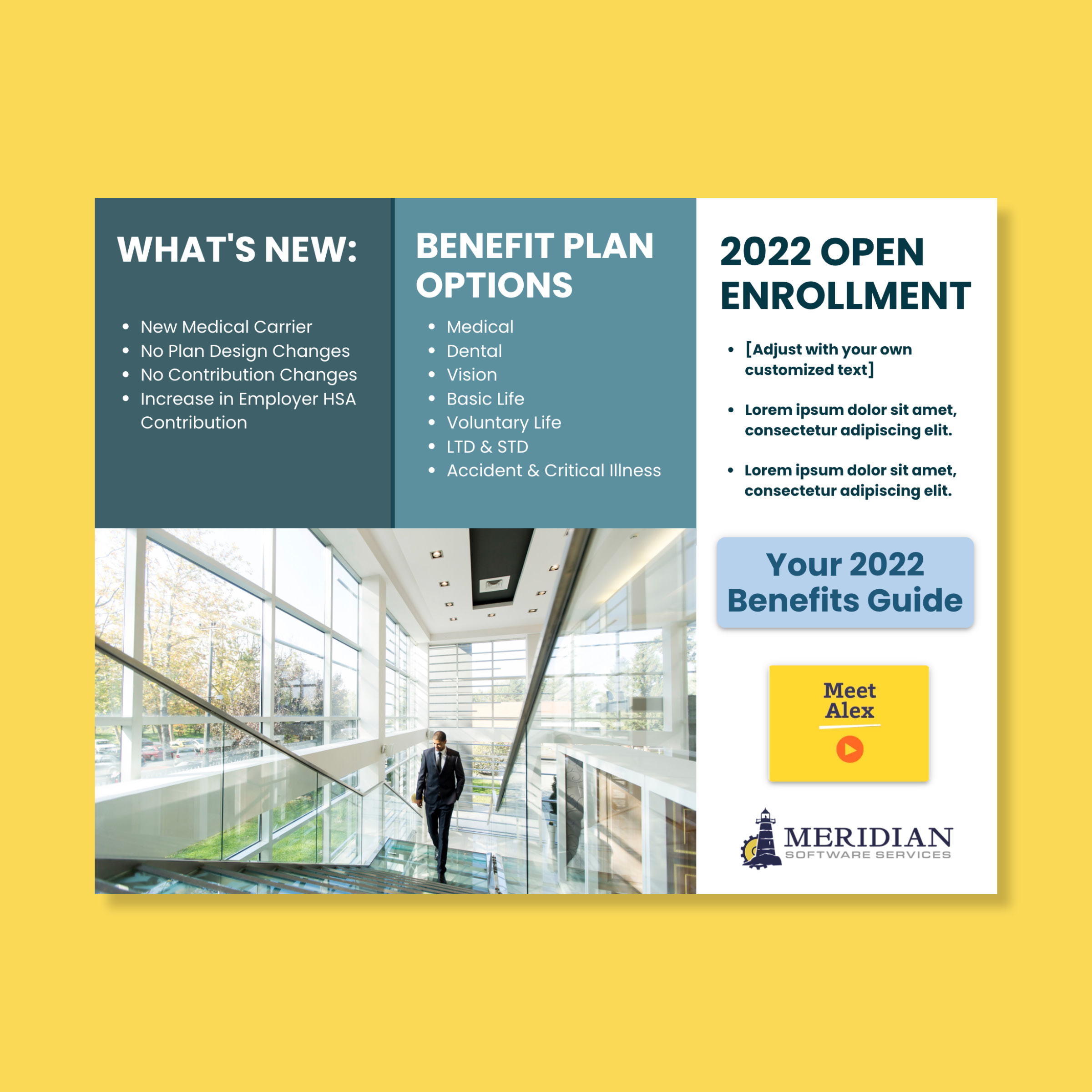 Benefits Postcard Template Powerpoint, Google Slides (1/1) ?? Benefits