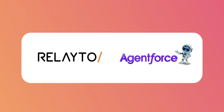 Embed Salesforce Agentforce in RELAYTO